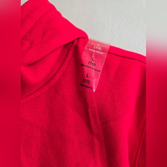 NWT! GAP, Logo Kids Sweatshirt, Red/Navy, Size Large - NEW! - Picture 7 of 8